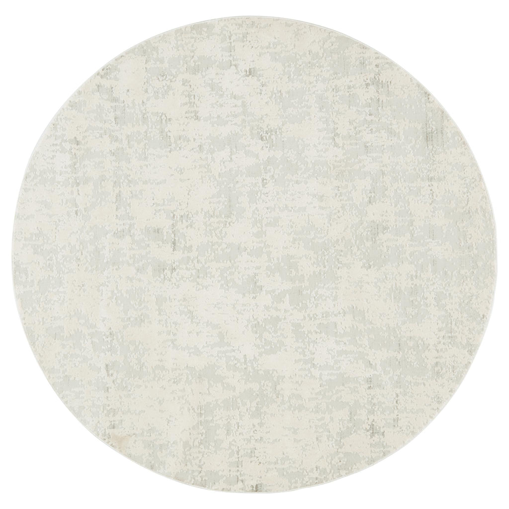 Jaipur Living Cirque Arvo Abstract Silver / Ivory 5'11" RND Rug