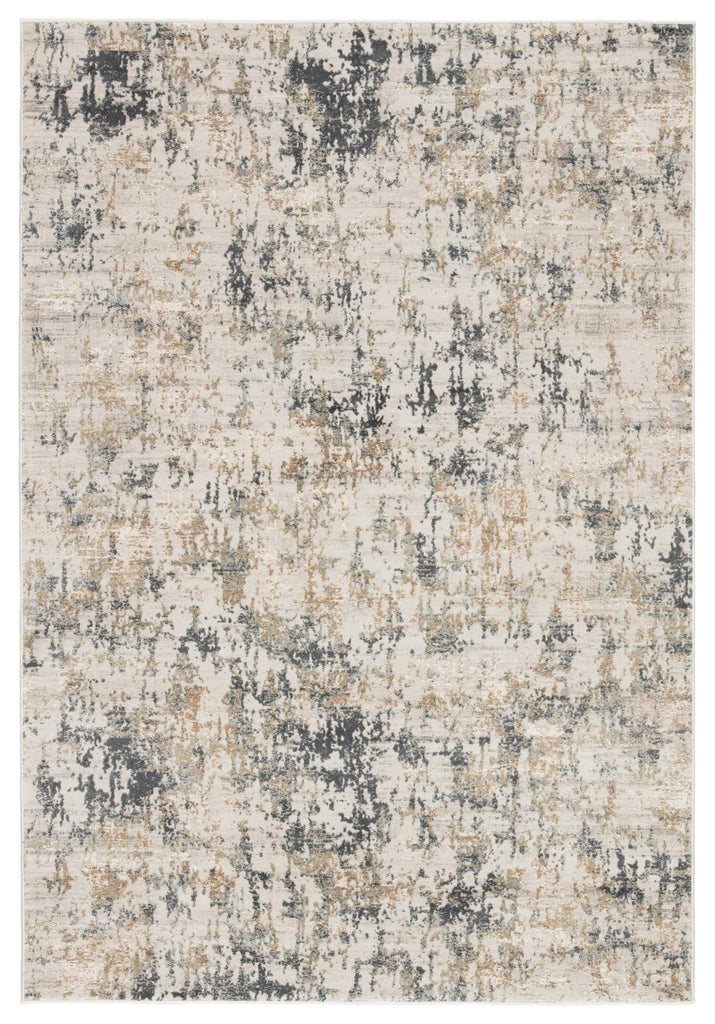 Jaipur Living Cirque Arvo Abstract White / Dark Gray 11'10" x 14' Rug