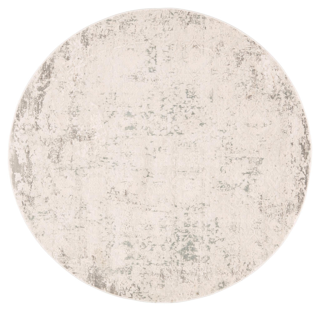 Jaipur Living Cirque Siena Damask Ivory / Gray 5'11" RND Rug