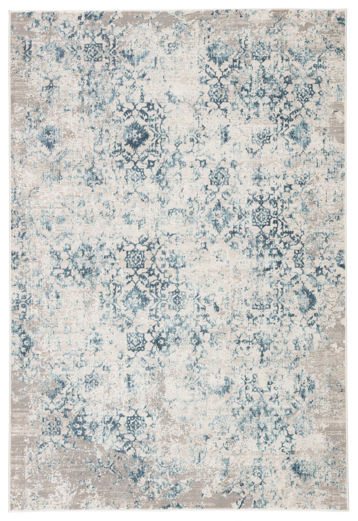 Jaipur Living Cirque Siena Damask Blue / Ivory 11'10" x 14' Rug