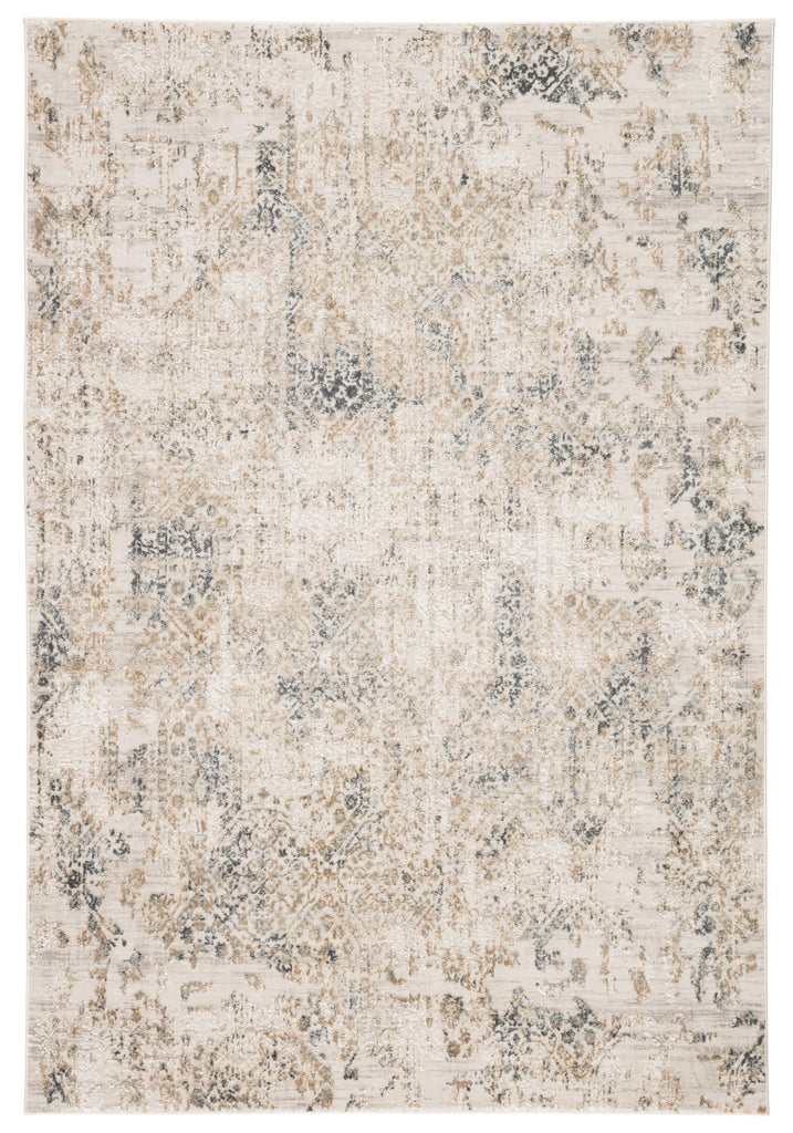 Jaipur Living Basilica Geometric Ivory/ Gray Area Rug (3'11"X5'11")