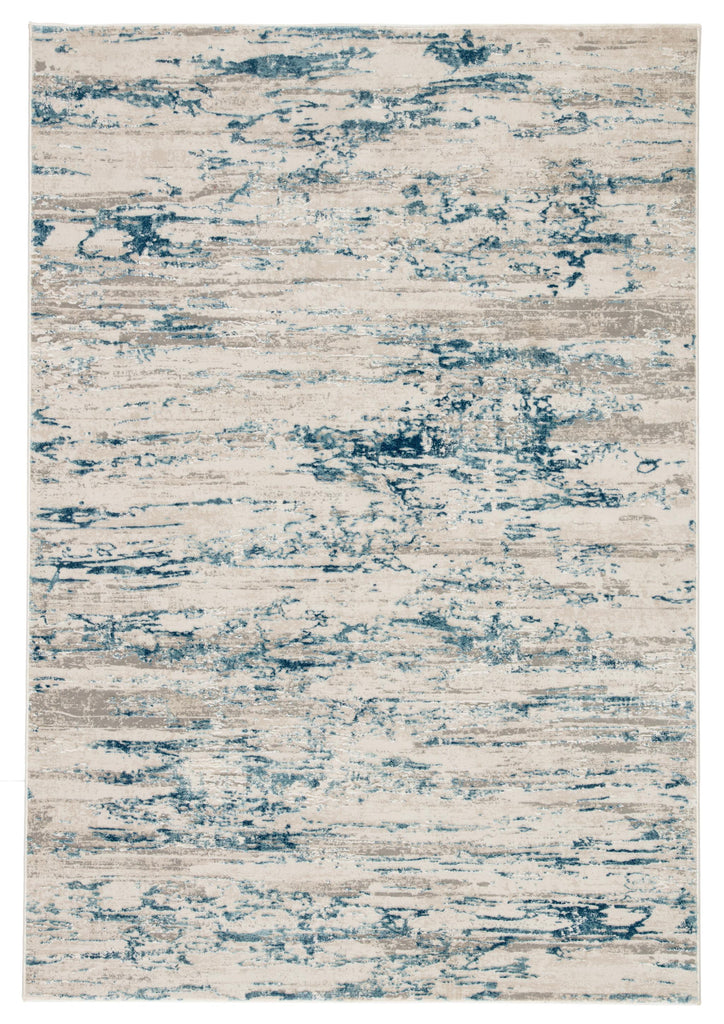 Jaipur Living Cirque Celil Abstract Ivory / Blue 11'10" x 14' Rug