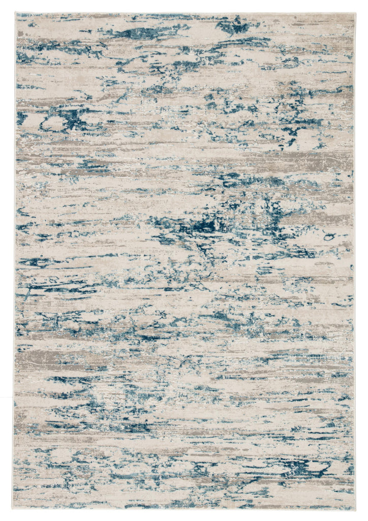 Jaipur Living Celil Abstract Ivory/ Blue Area Rug (11'10"X14')