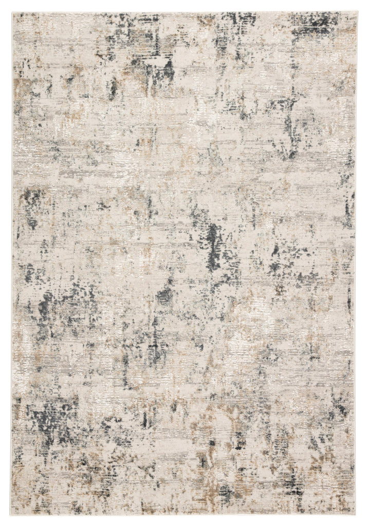 Jaipur Living Cassia Abstract Gray/ Gold Area Rug (11'10"X14')