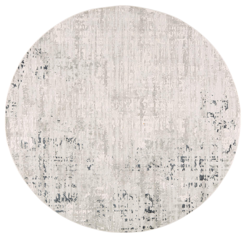 Jaipur Living Cirque Cian Abstract Gray / Ivory 7'10" RND Rug