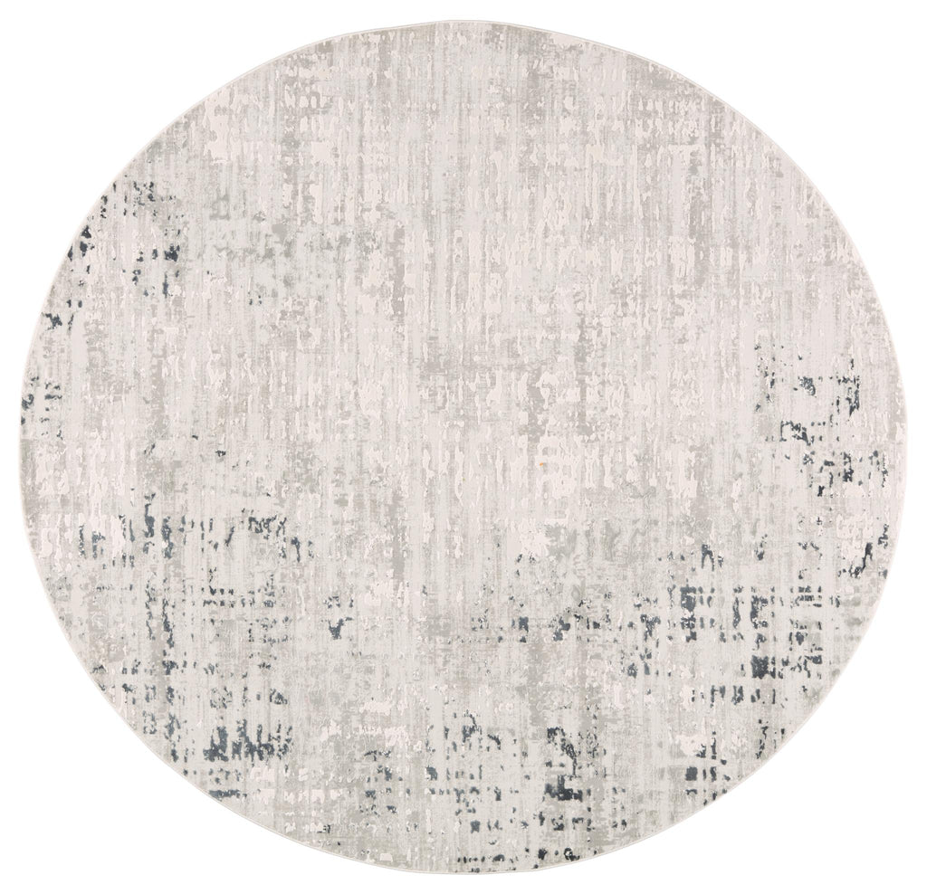 Jaipur Living Cian Abstract Gray/ Ivory Round Area Rug (7'10" Rnd)