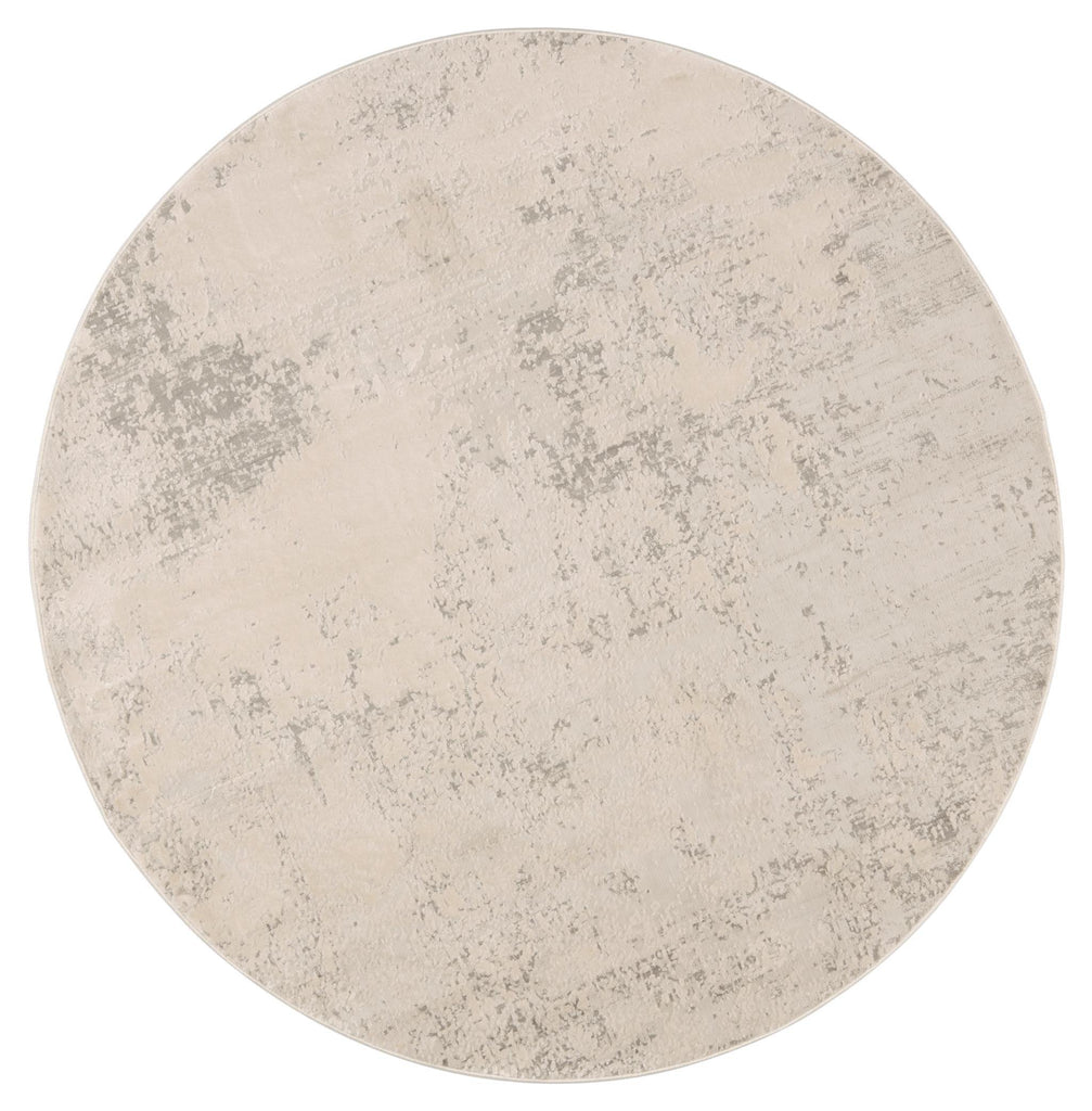 Jaipur Living Cirque Brixt Abstract Gray / Ivory 5'11" RND Rug