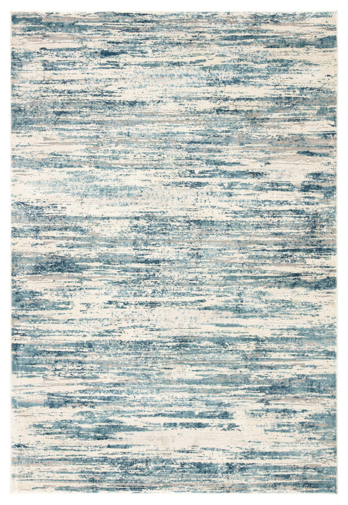 Jaipur Living Cirque Heaston Abstract Blue / Ivory 6'7" x 9'6" Rug