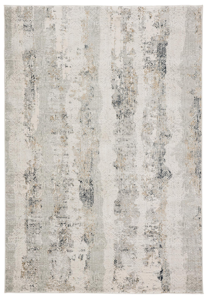 Jaipur Living Jaspal Tribal Gray/ White Area Rug (6'7"X9'6")