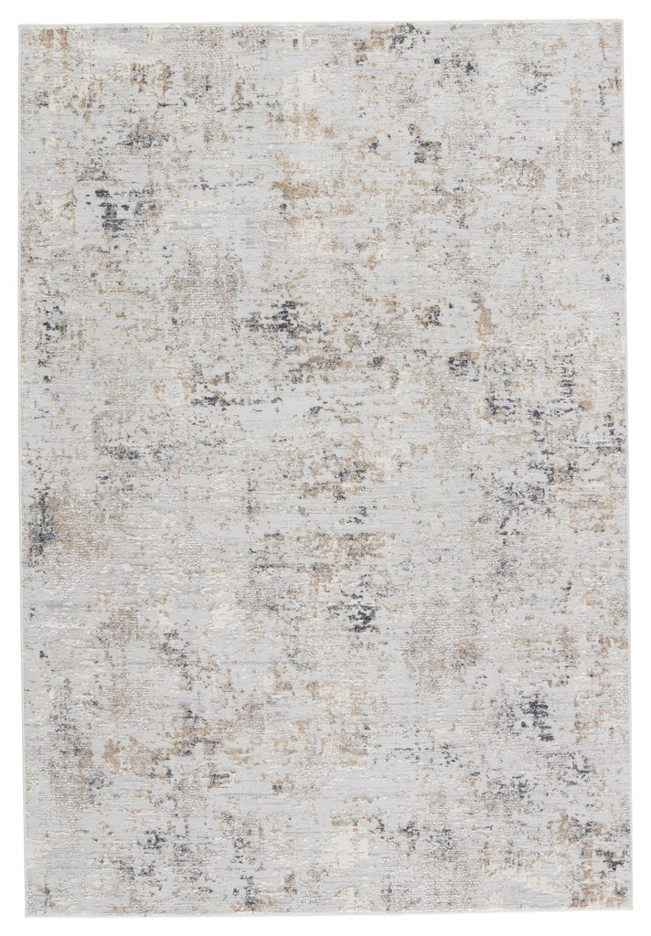 Jaipur Living Cirque Alcina Abstract Light Gray / Gold 11'10" x 14' Rug