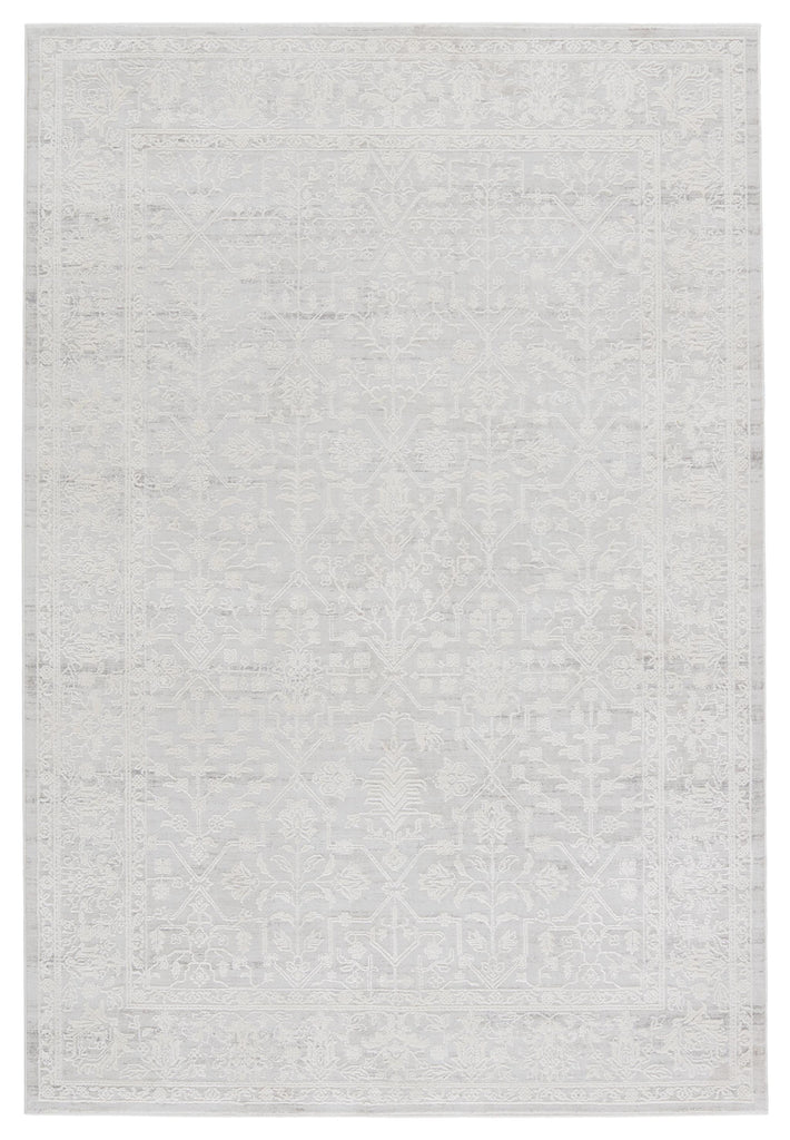 Jaipur Living Cirque Riella Floral Light Gray / Cream 11'10" x 14' Rug