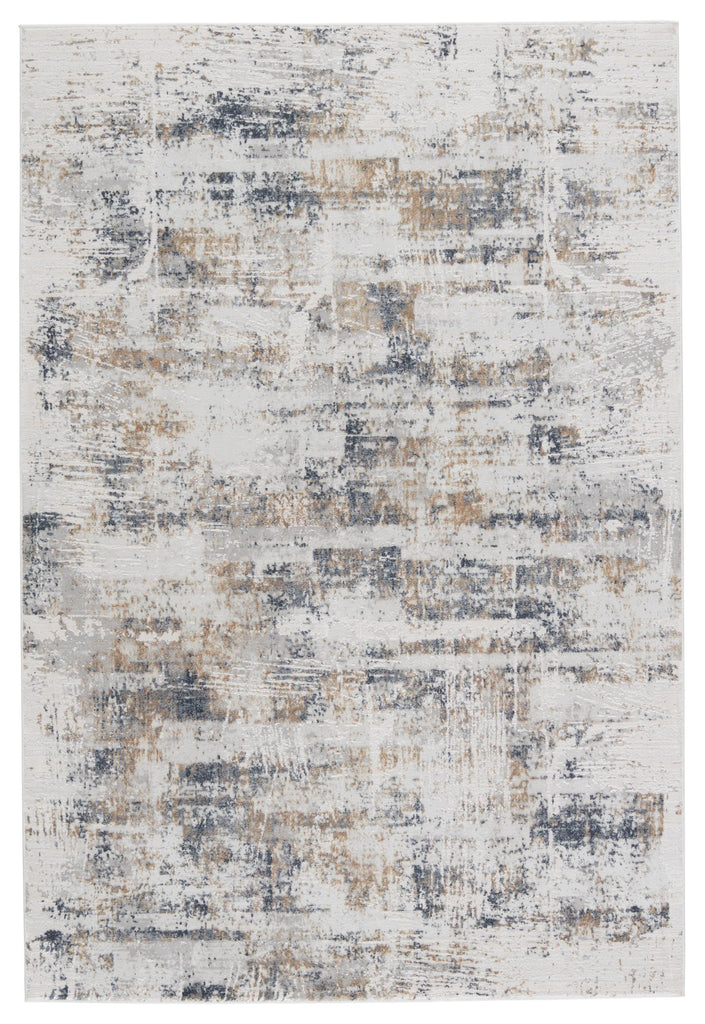 Jaipur Living Cirque Gesine Abstract Light Gray / Gold 11'10" x 14' Rug