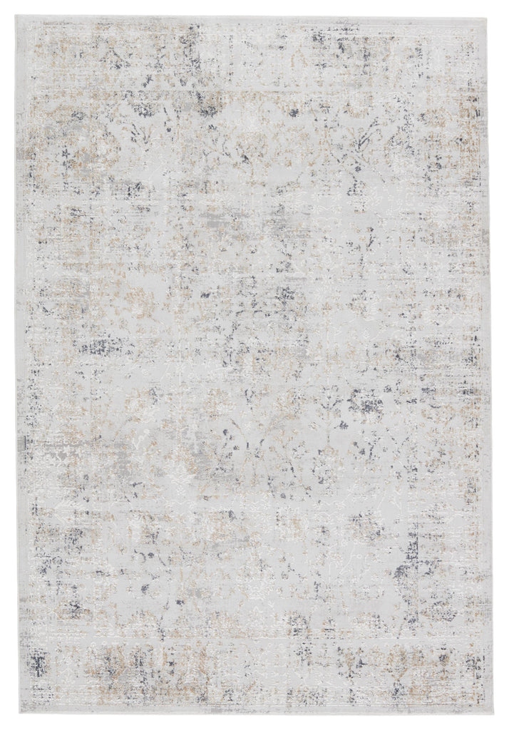 Jaipur Living Cirque Vida Abstract Light Gray / Gold 11'10" x 14' Rug