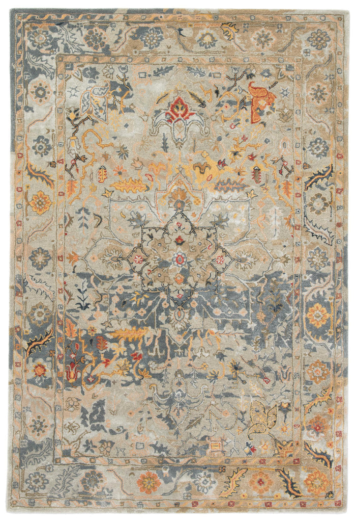 Jaipur Living Citrine Cristobol Medallion Multicolor 2' x 3' Rug