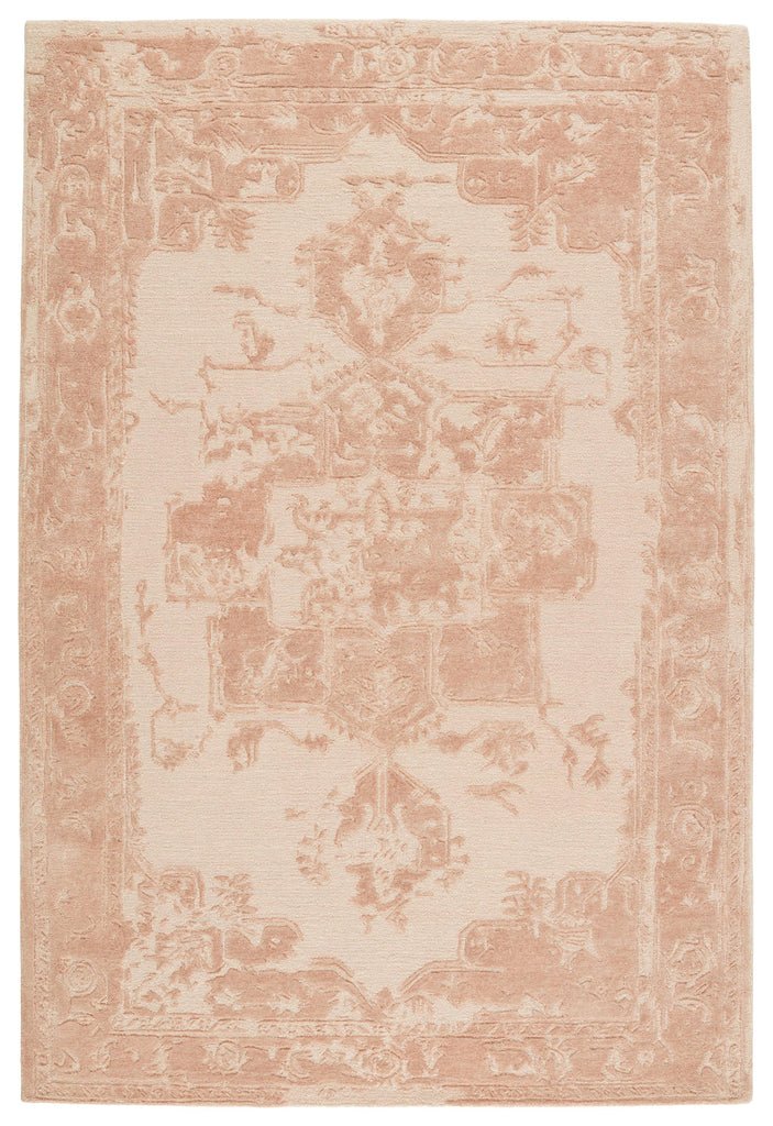 Jaipur Living Alvea Handmade Medallion Blush/ Beige Area Rug (8'X10')