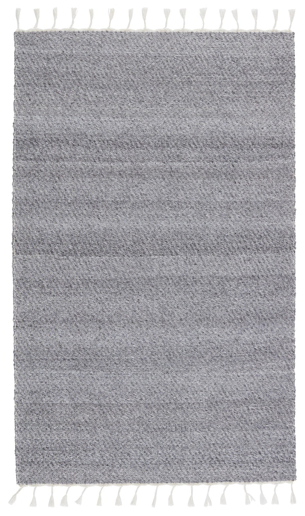 Jaipur Living Encanto Indoor/ Outdoor Solid Gray/ White Area Rug (4'X6')