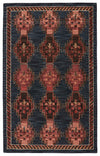 Jaipur Living Cardamom Kyoto Tribal Dark Blue / Pink 5' X 8' Rug