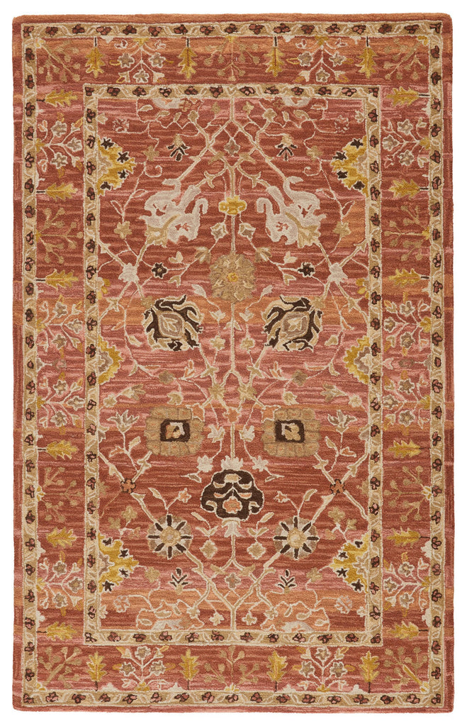 Jaipur Living Cardamom Ahava Oriental Pink / Gold 5' x 8' Rug