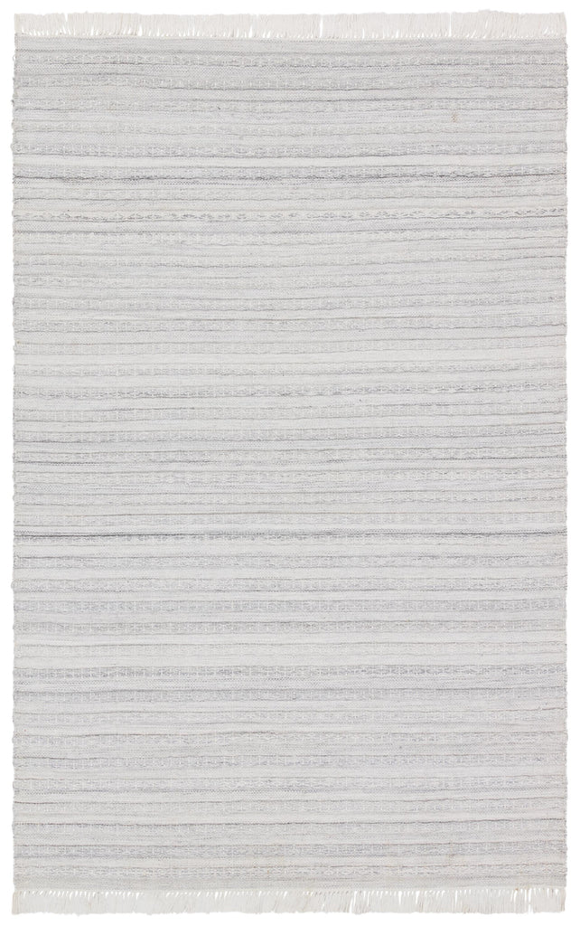 Jaipur Living Torre Indoor/ Outdoor Solid Light Gray/ Cream Area Rug (5'X8')