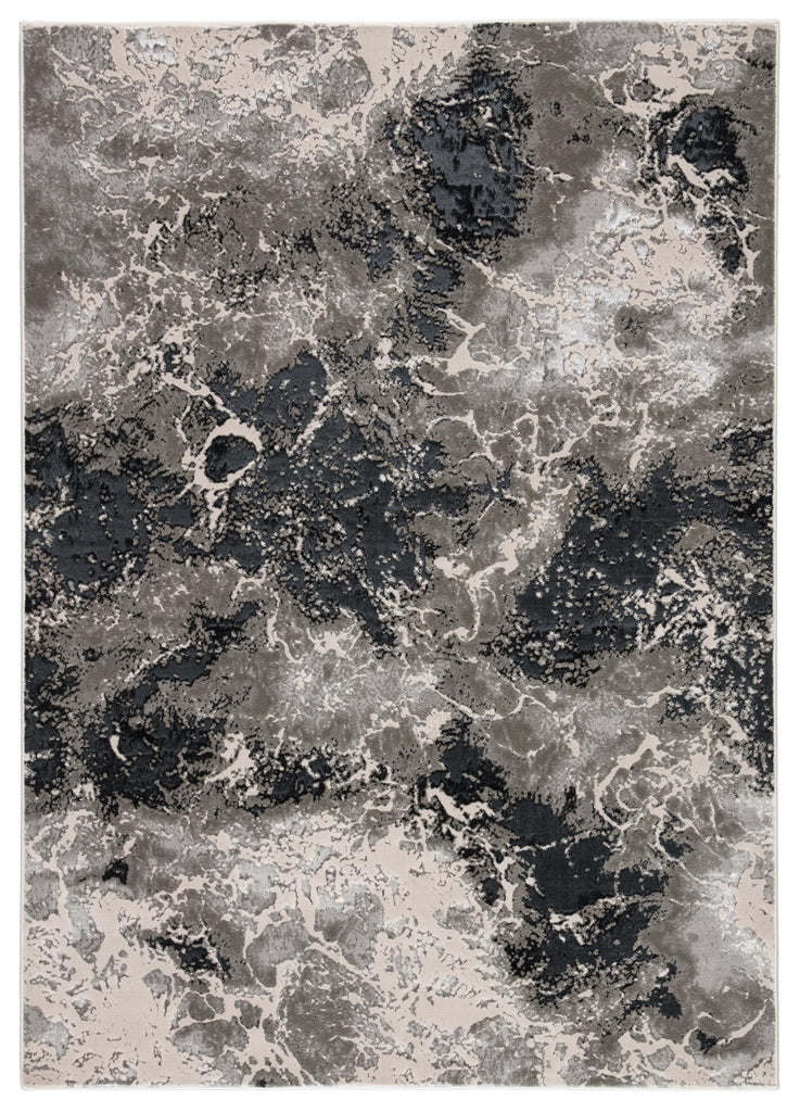 Jaipur Living Catalyst Fen Abstract Black / Gray 5' x 7'6" Rug