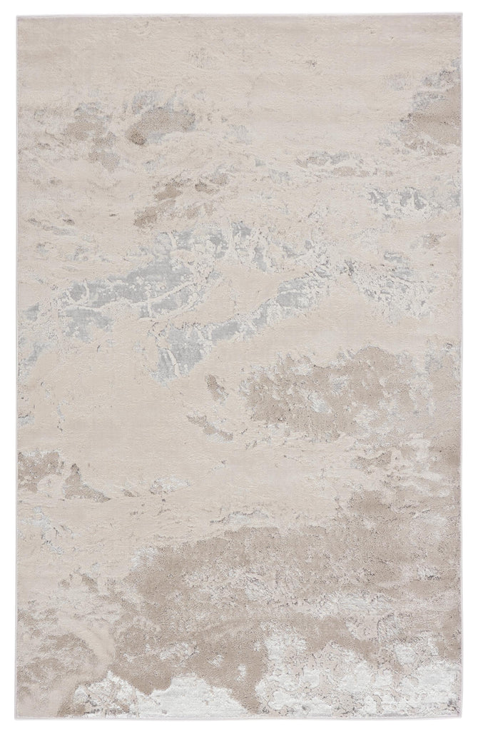 Jaipur Living Cisco Abstract Light Gray/ Silver Area Rug (5'X7'6")