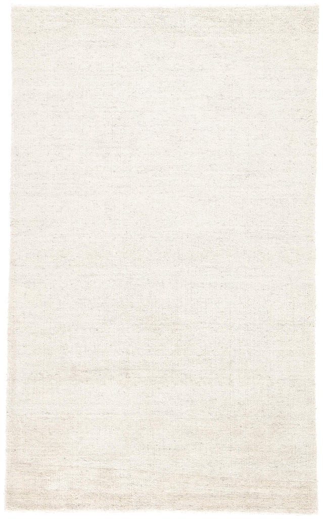 Jaipur Living Beecher Handmade Solid Ivory/ Gray Area Rug (8'X11')