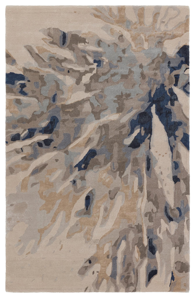 Jaipur Living Atoll Handmade Animal Pattern Blue/ Taupe Area Rug (9'X12')