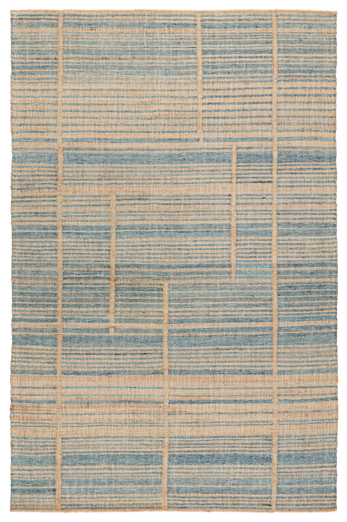 Jaipur Living Ciana Handmade Striped Brown/ Blue Area Rug (8'X10')