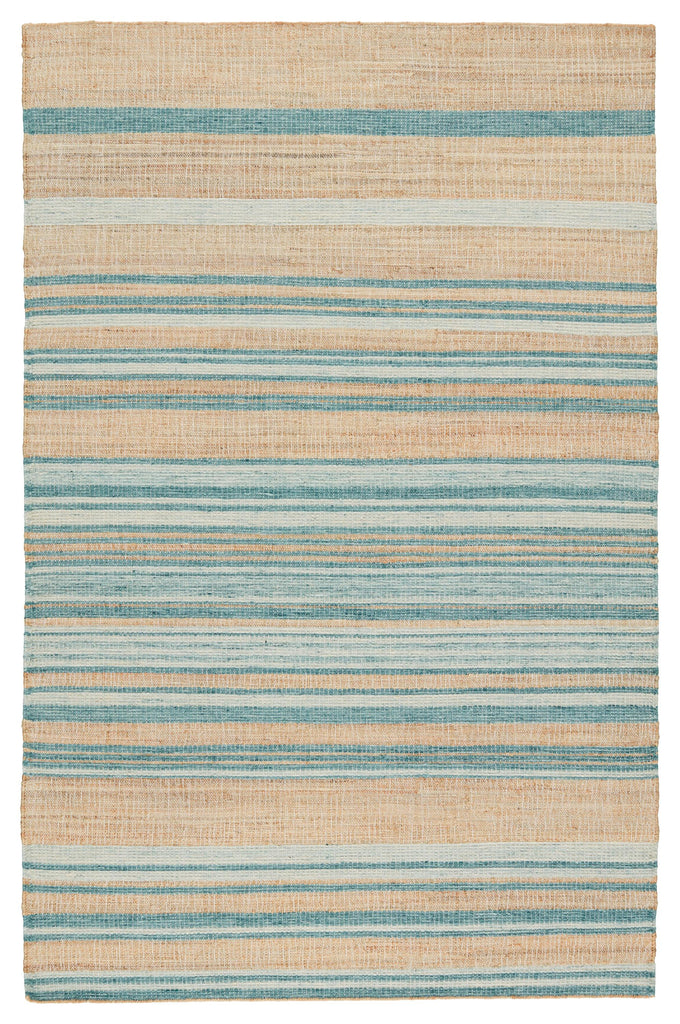 Jaipur Living Vitelli Handmade Striped Beige/ Blue Area Rug (2'X3')