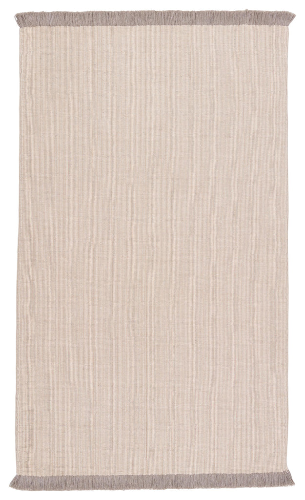 Jaipur Living Engild Indoor/ Outdoor Solid Beige/ Gray Runner Rug (2'6"X8')