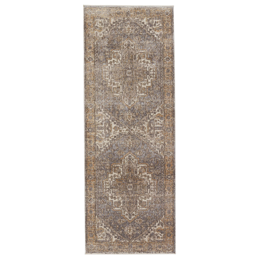 Vibe By Jaipur Living Venn Medallion Tan/ Gray Runner Rug (3'X8')