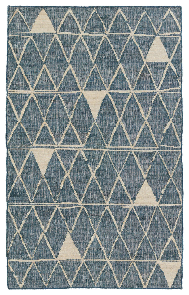 Jaipur Living Helina Natural Trellis Navy/ Beige Area Rug (10'X14')