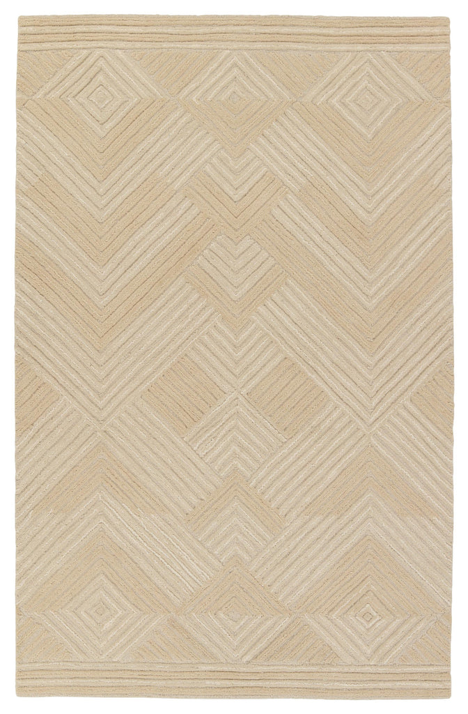 Jaipur Living Silva Handmade Chevron Beige Area Rug (10'X14')