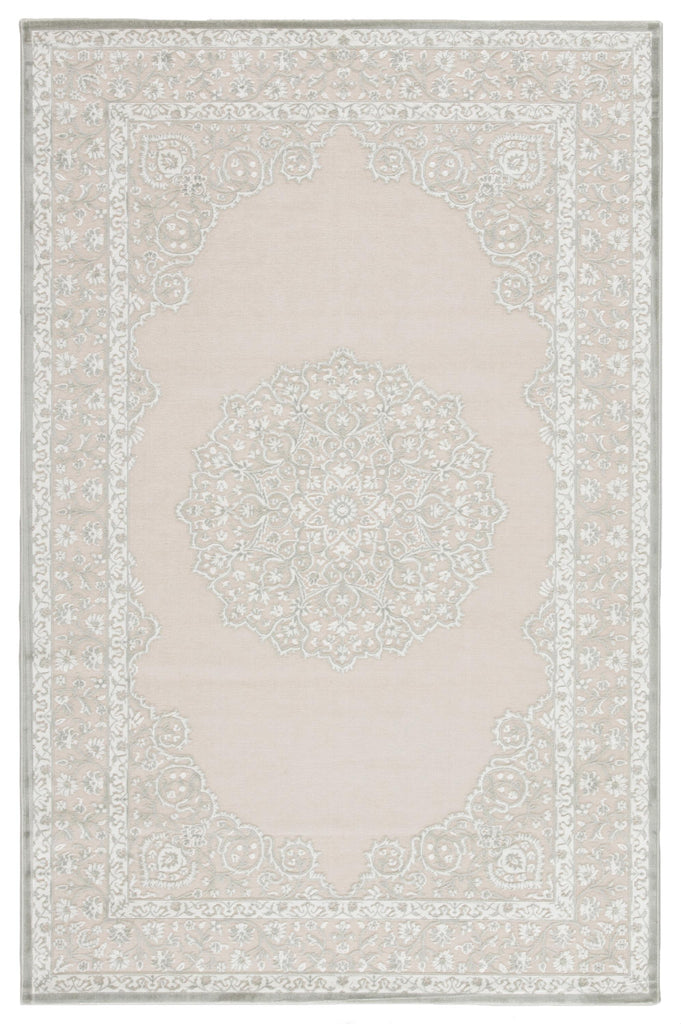 Jaipur Living Fables Malo Medallion Gray / White 2' x 3' Rug