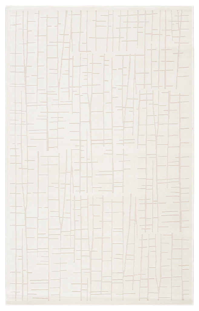 Jaipur Living Fables Palmer Abstract White / Cream 5' x 7'6" Rug