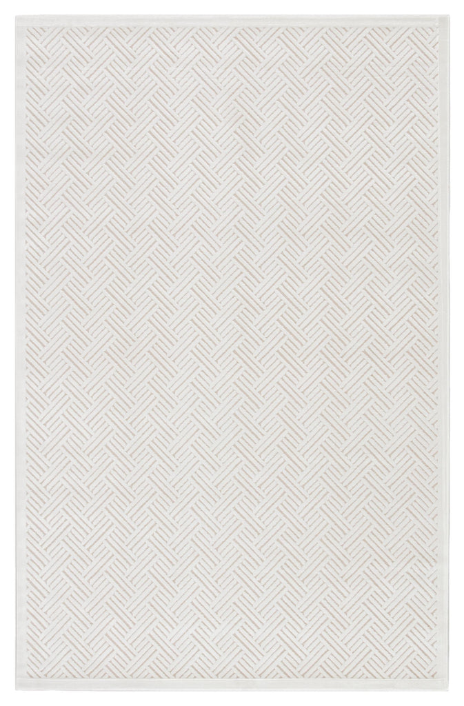 Jaipur Living Fables Thatch Geometric White 8'10" x 11'9" Rug