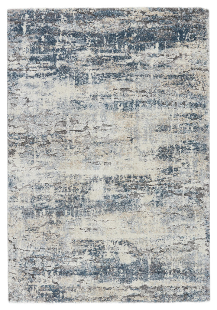 Vibe By Jaipur Living Benton Abstract Blue/ Gray Area Rug (12'X15')