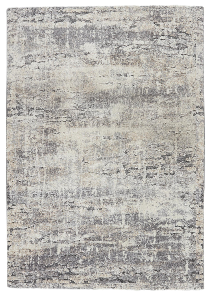 Vibe By Jaipur Living Benton Abstract Gray/ Ivory Area Rug (5'X7'6")