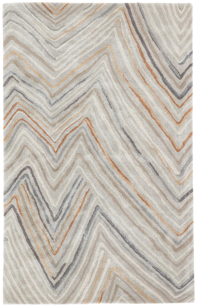 Jaipur Living Genesis Sadie Chevron Orange / Gray 5' x 8' Rug