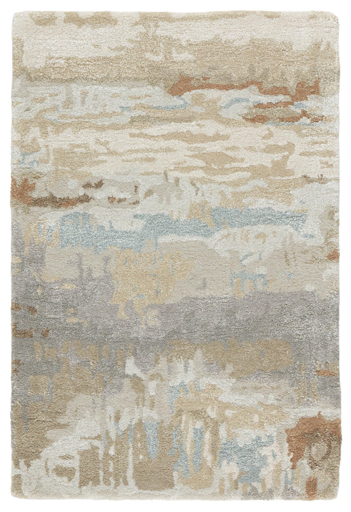 Jaipur Living Genesis Benna Abstract Brown / Gray 2' x 3' Rug