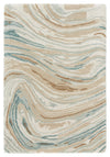 Jaipur Living Genesis Atha Abstract Tan / Green 2' X 3' Rug