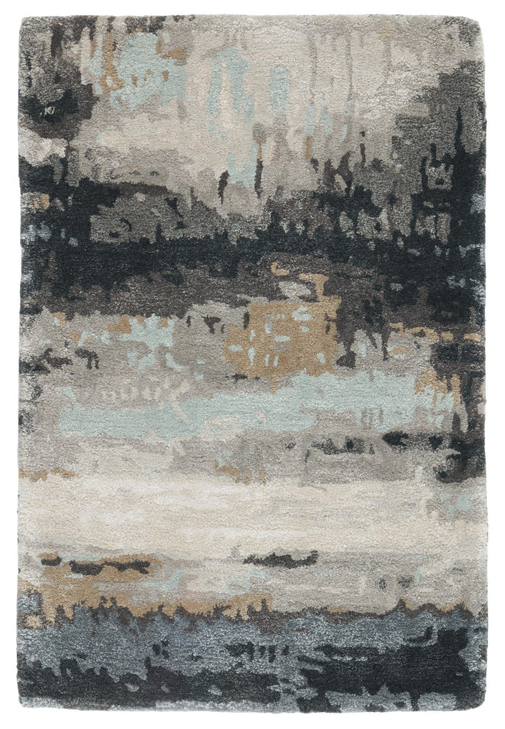 Jaipur Living Genesis Benna Abstract Black / Gray 2' x 3' Rug