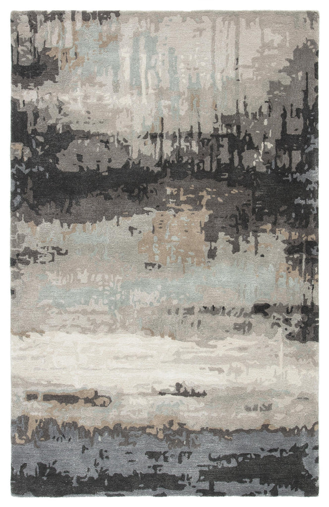 Jaipur Living Genesis Benna Abstract Black / Gray 5' x 8' Rug