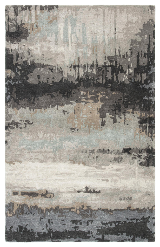 Jaipur Living Benna Handmade Abstract Black/ Gray Area Rug (8'X11')