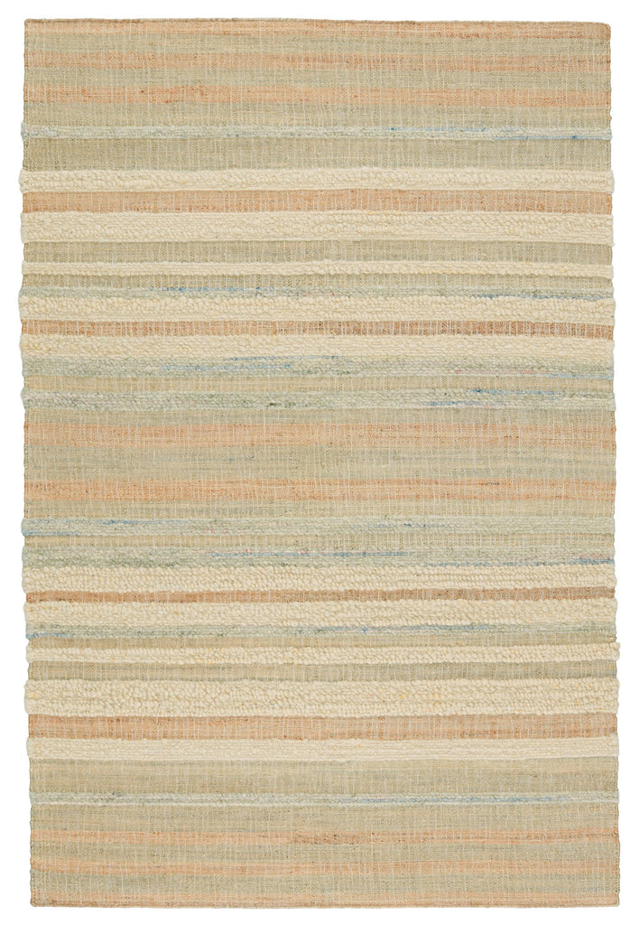 Jaipur Living Galilea Eirene Stripes Beige / Blue 5' x 8' Rug