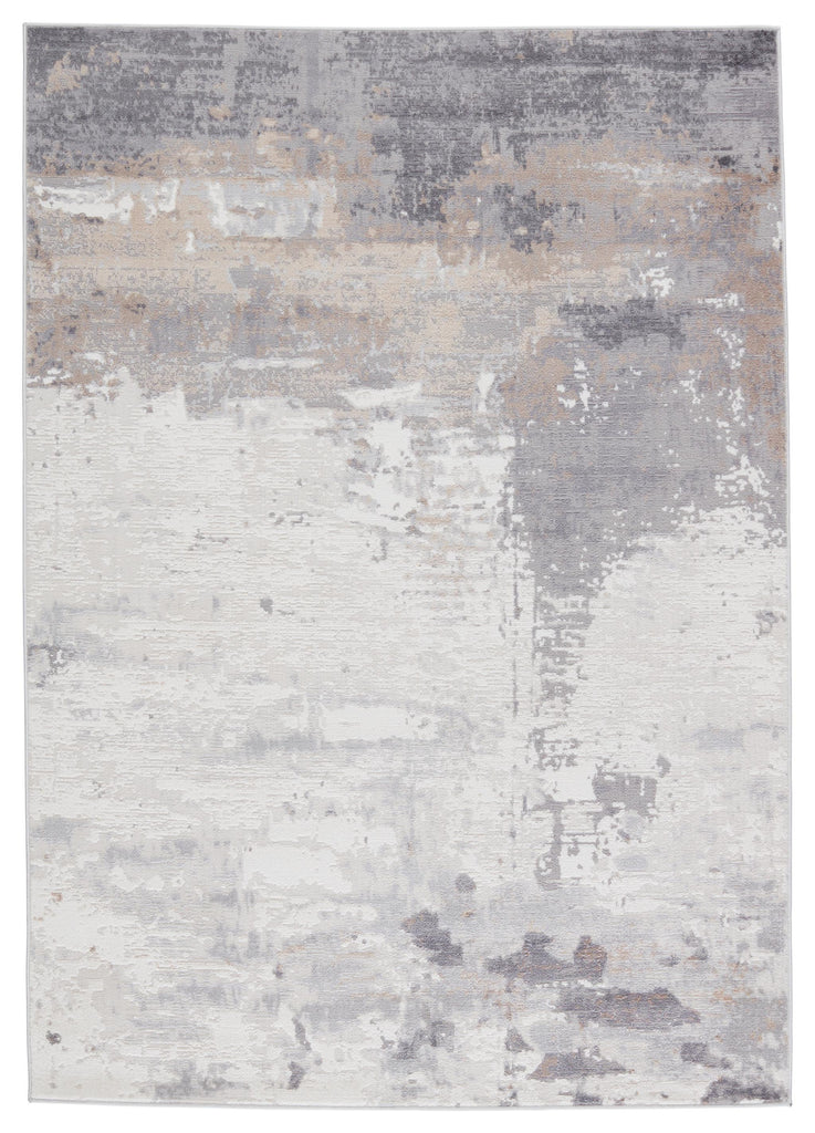 Jaipur Living Grotto Forsythe Abstract Gray / Ivory 8' x 10' Rug