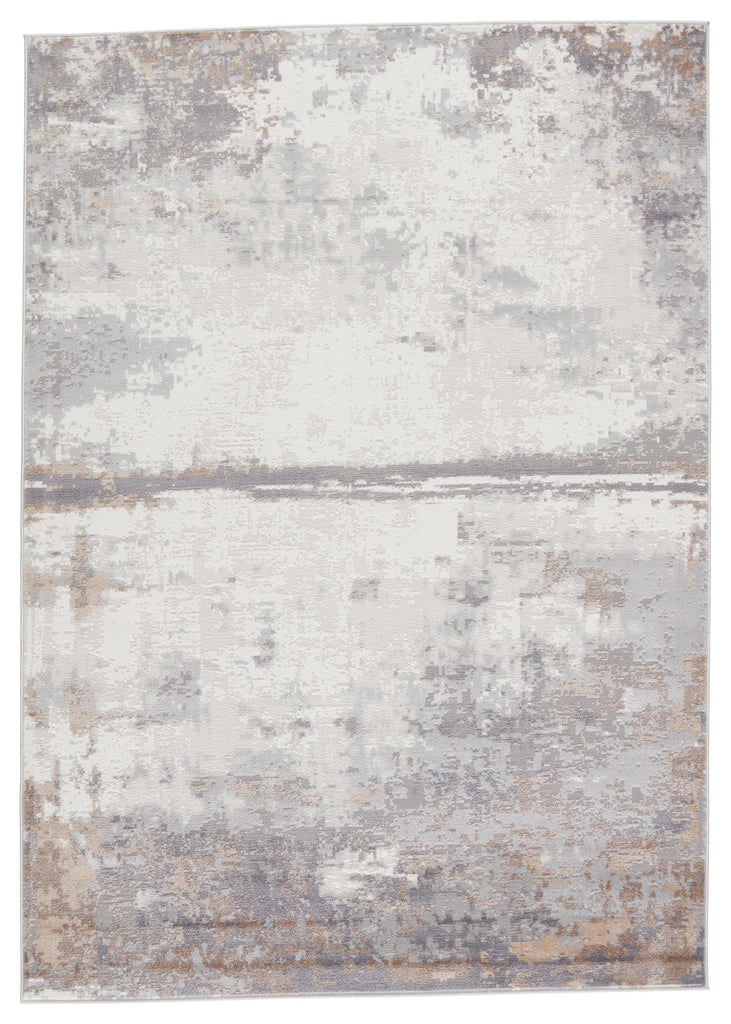 Jaipur Living Grotto Treyton Abstract Gray / Ivory 8' x 10' Rug