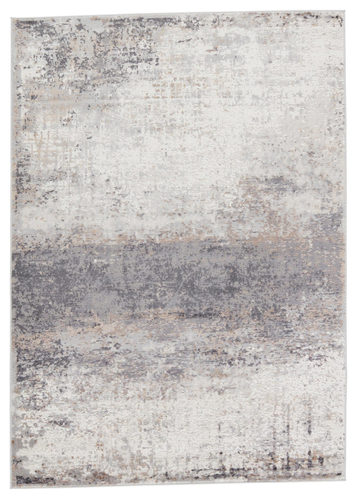 Vibe By Jaipur Living Delano Abstract Gray/ Ivory Area Rug (8'X10')