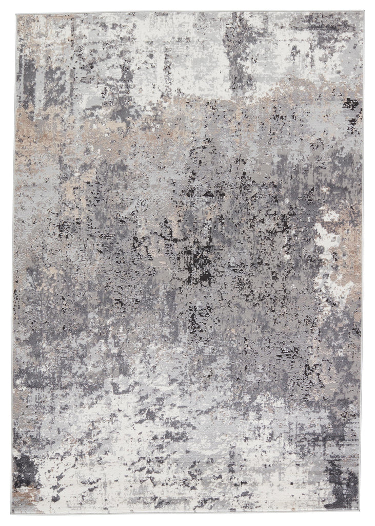 Jaipur Living Grotto Perrin Abstract Gray / Tan 8' x 10' Rug