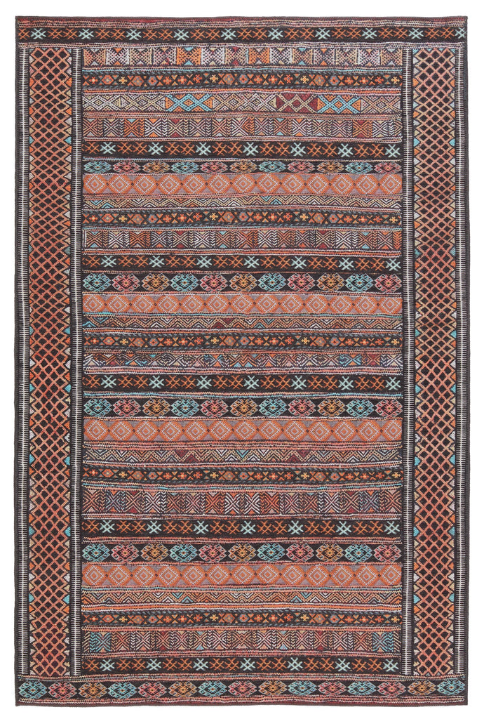 Jaipur Living Harman Auril Tribal Multicolor / Orange 7'6" x 10' Rug